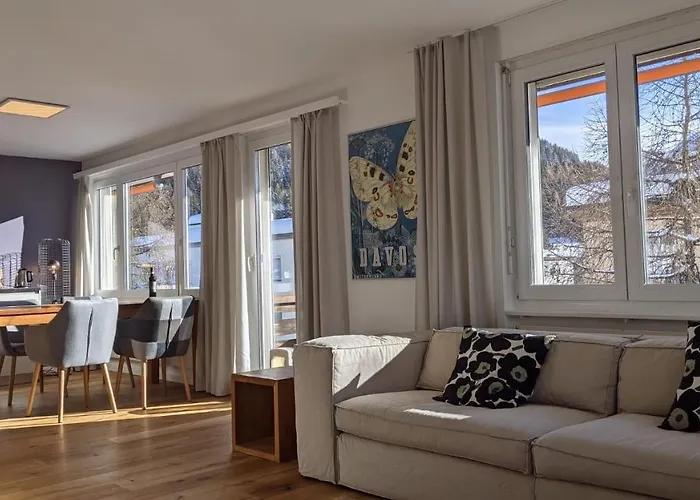 Ferienwohnung Parsennblick Mit Dachterrasse